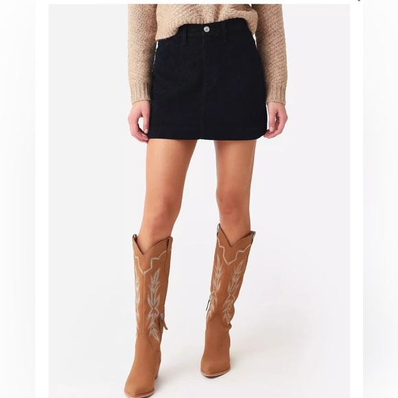 Re/Done Dresses & Skirts - RE/DONE 70s Pocket Mini Skirt Corduroy